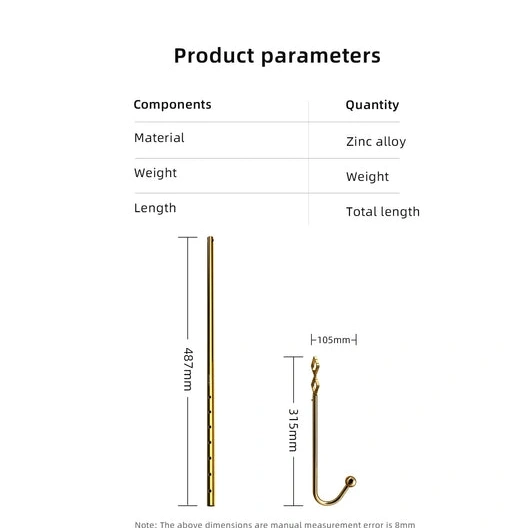 LOCKINK Hook Anal AllNight Set Golden 3867 Adjustable 0217